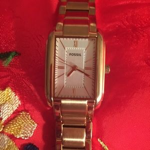 FOSSIL WATCH ADELE WOMEN LADIES ROSE GOLD TONE